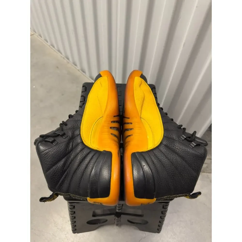 Nike Air Jordan 12 University Gold Black 2020 Size 9.5 Men's - 130690-070